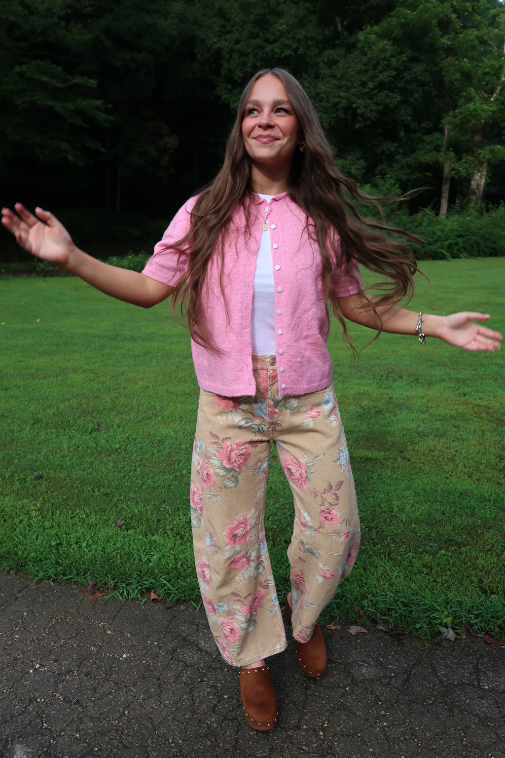 Posy Short Sleeve Cardigan