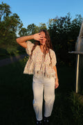 Clover Lace Ruffle Top