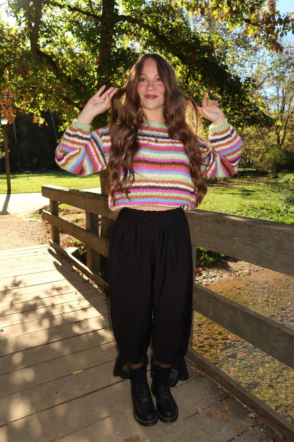 Plum Pudding Stripe Sweater