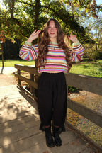 Plum Pudding Stripe Sweater