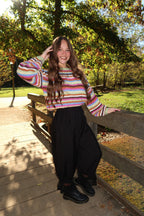 Plum Pudding Stripe Sweater