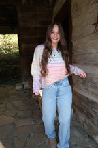 Sugar Plum Stripe Sweater