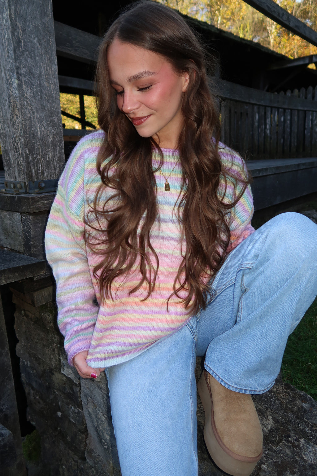Sugar Plum Stripe Sweater