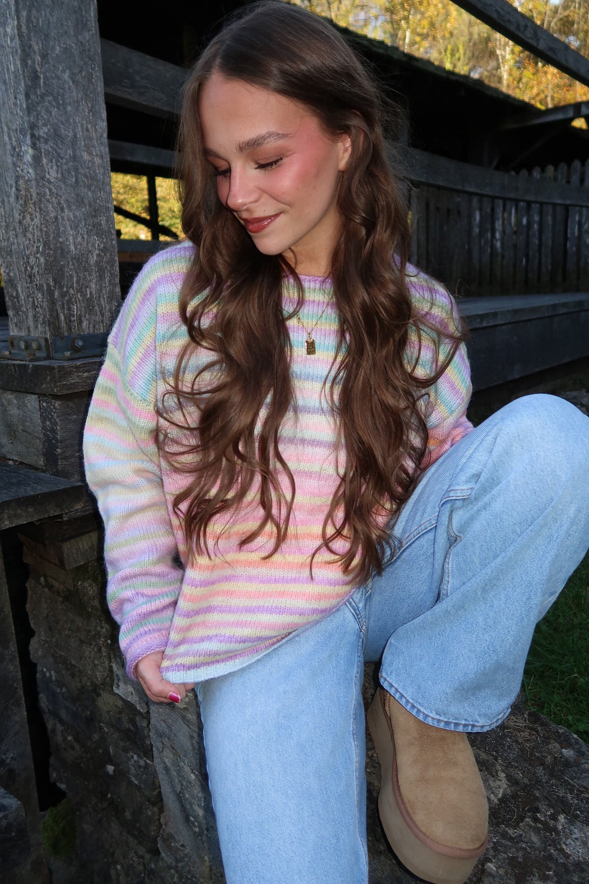 Sugar Plum Stripe Sweater
