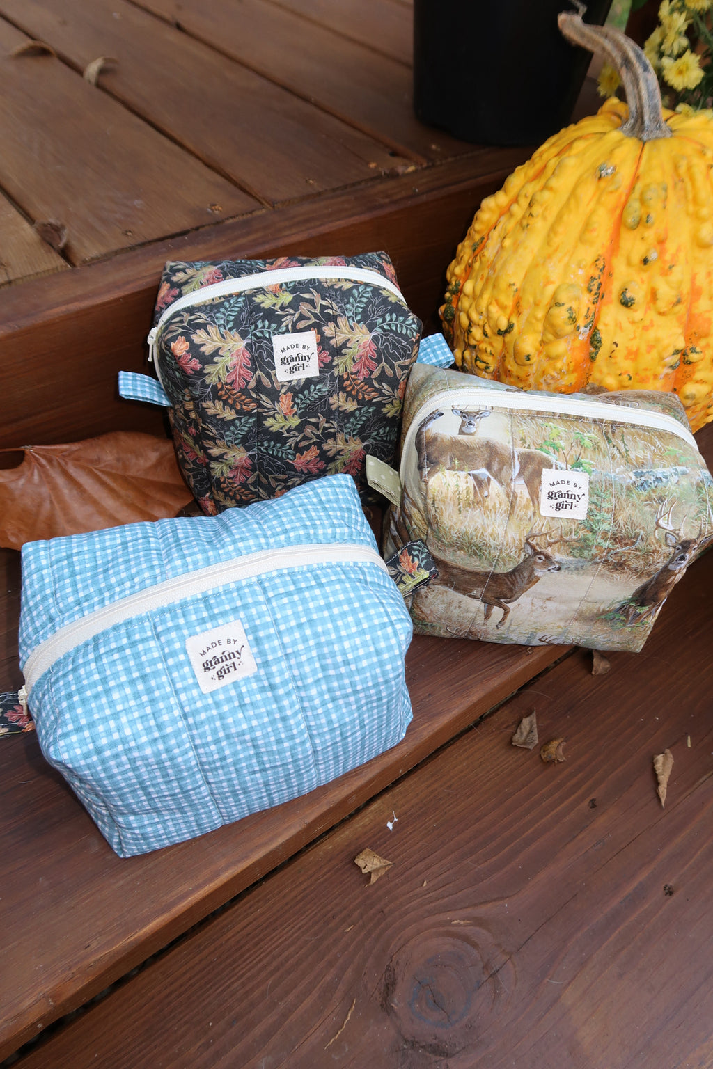 Quilted Makeup Pouch