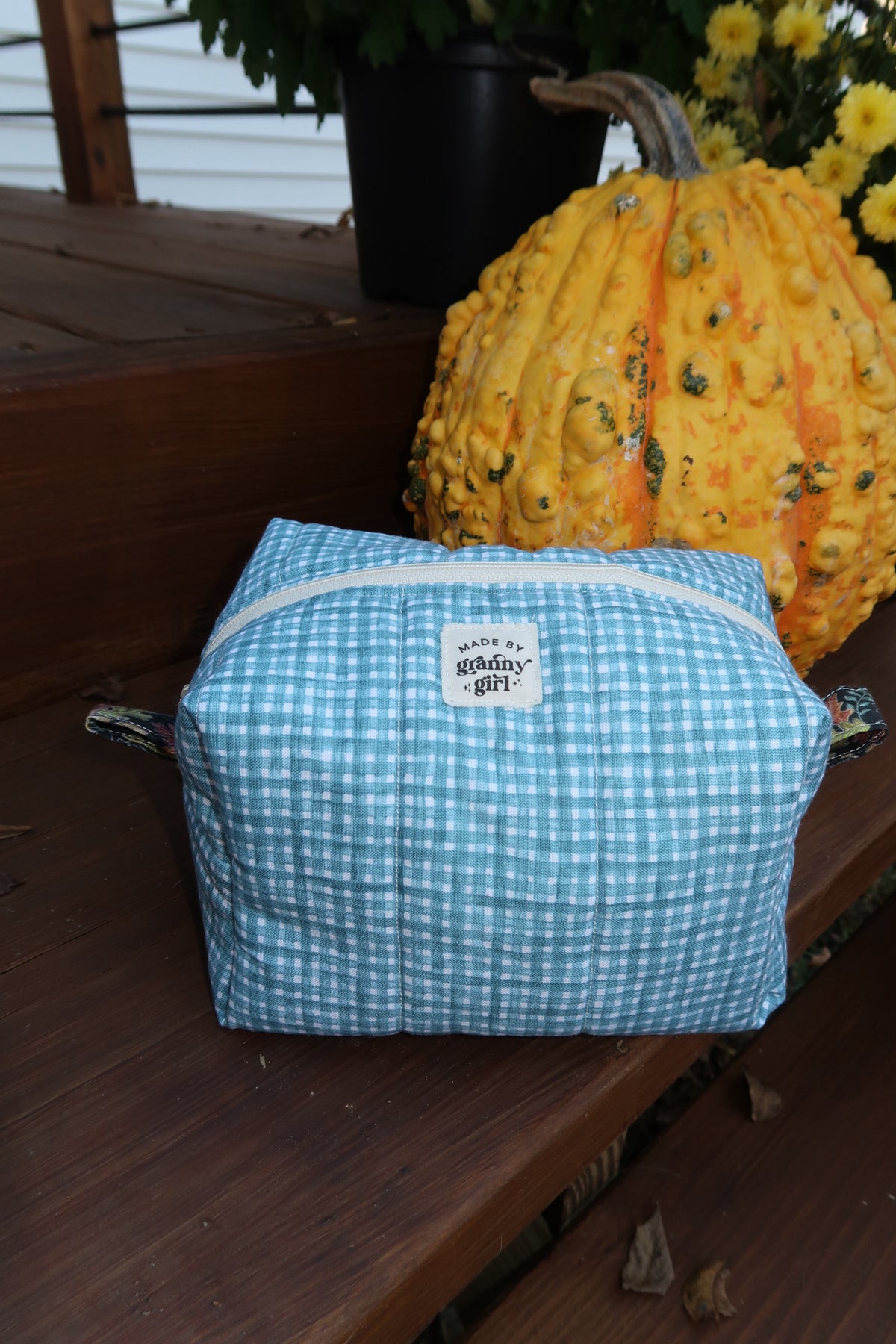 Quilted Makeup Pouch