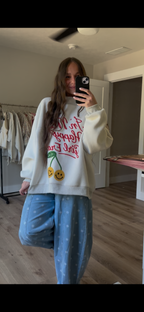 Joy Reversible Mockneck Sweatshirt