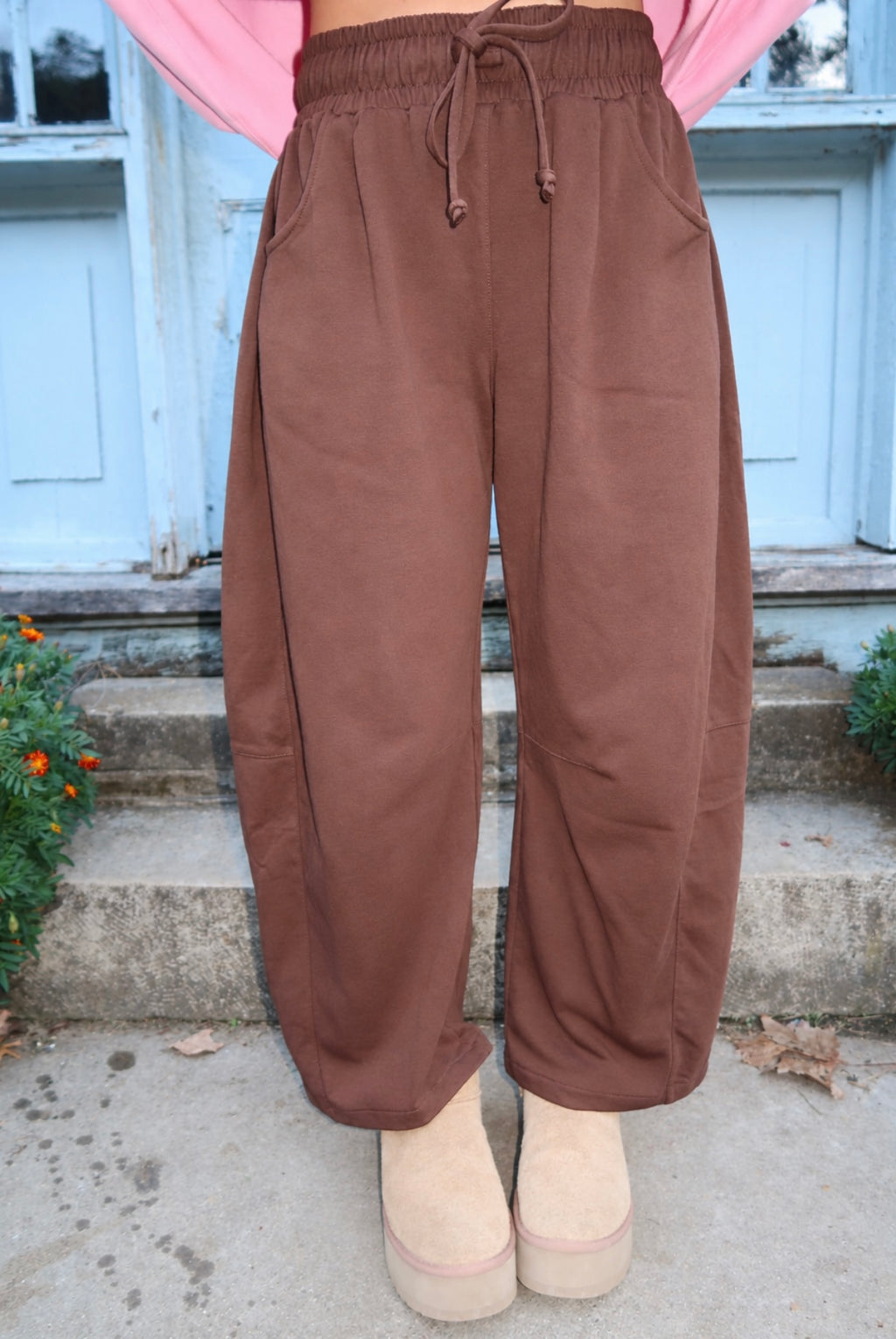 Cocoa Cloud Barrel Sweatpants