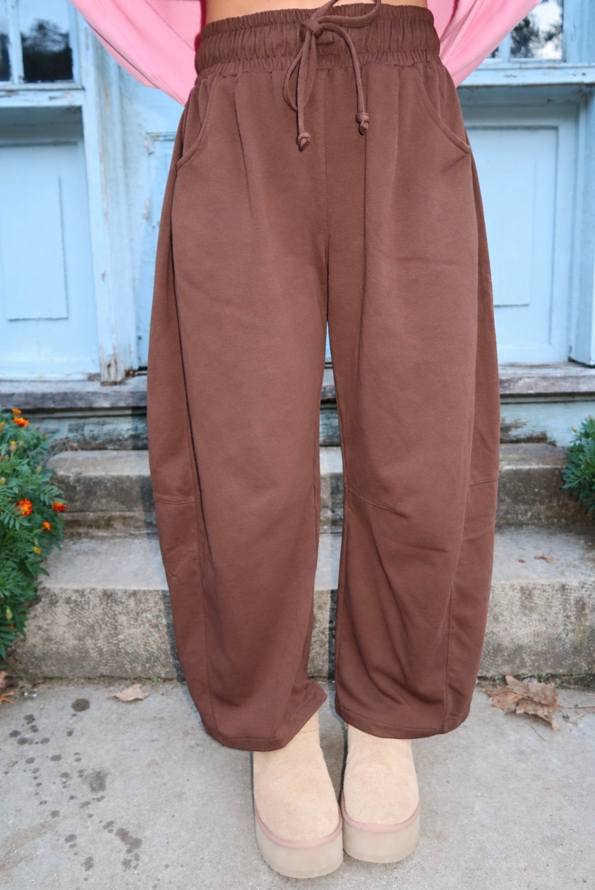 Cocoa Cloud Barrel Sweatpants