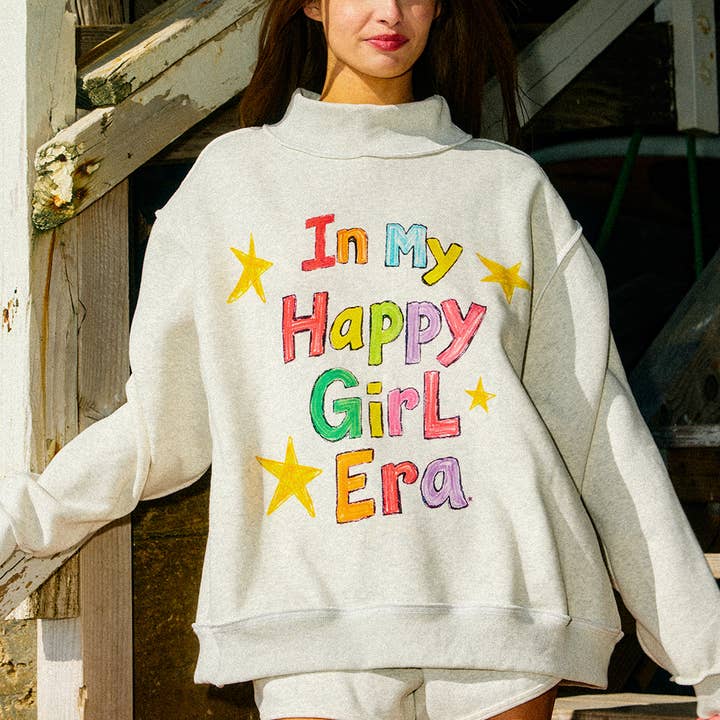 Joy Reversible Mockneck Sweatshirt